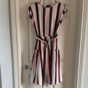 Striped Red and Black Dress by Who What Wear